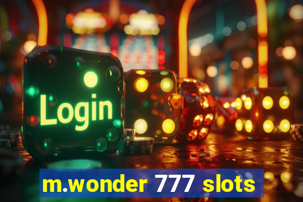 m.wonder 777 slots